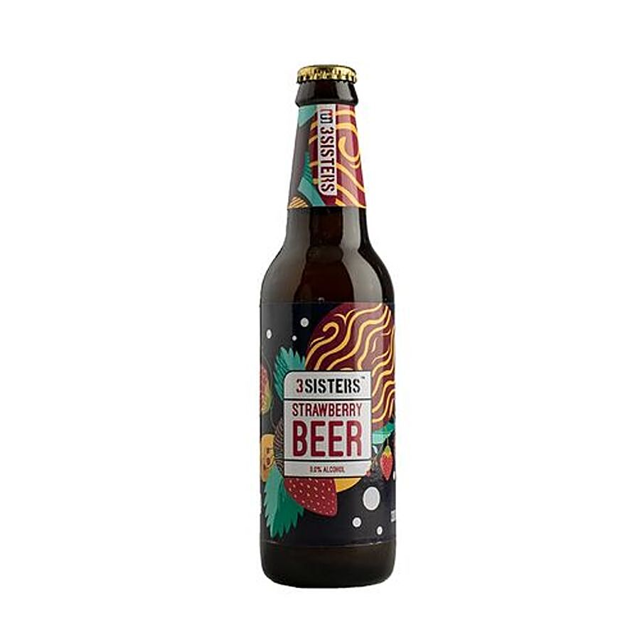3 Sisters Non Alcoholic Beer 350ml Strawberry
