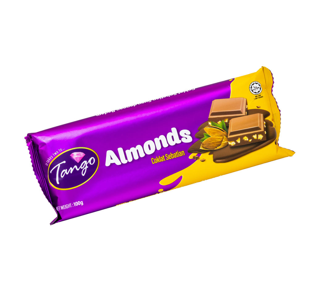 Tango 100g Flow Wrap Almond Chocolate