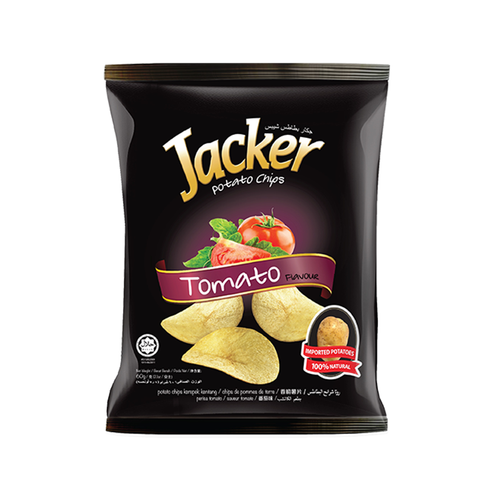 Jacker Potato Chips Tomato 60g