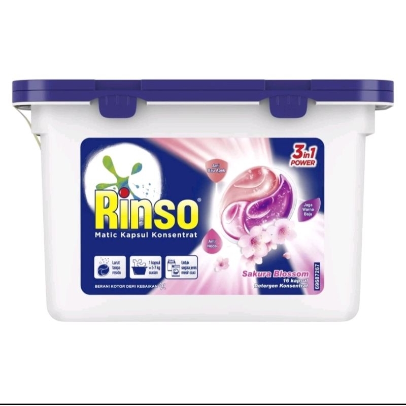 Rinso Matic Capsule 168g Sakura