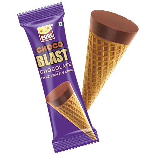 Chocoblast Waffle Cone 14g Chocolate