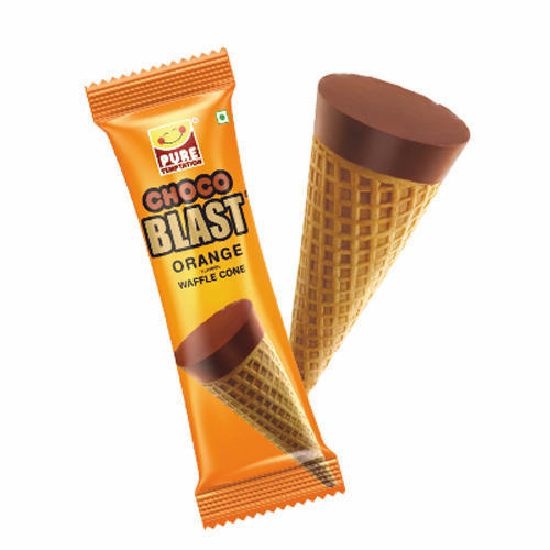 Chocoblast Waffle Cone 14g Orange