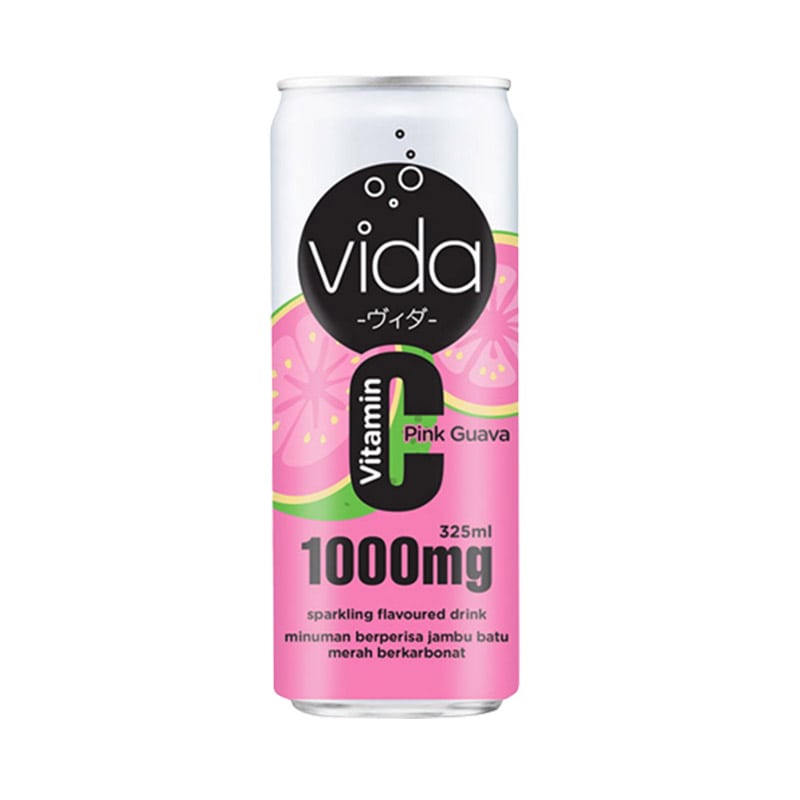 Vida Sparkling 325ml Pink Guava