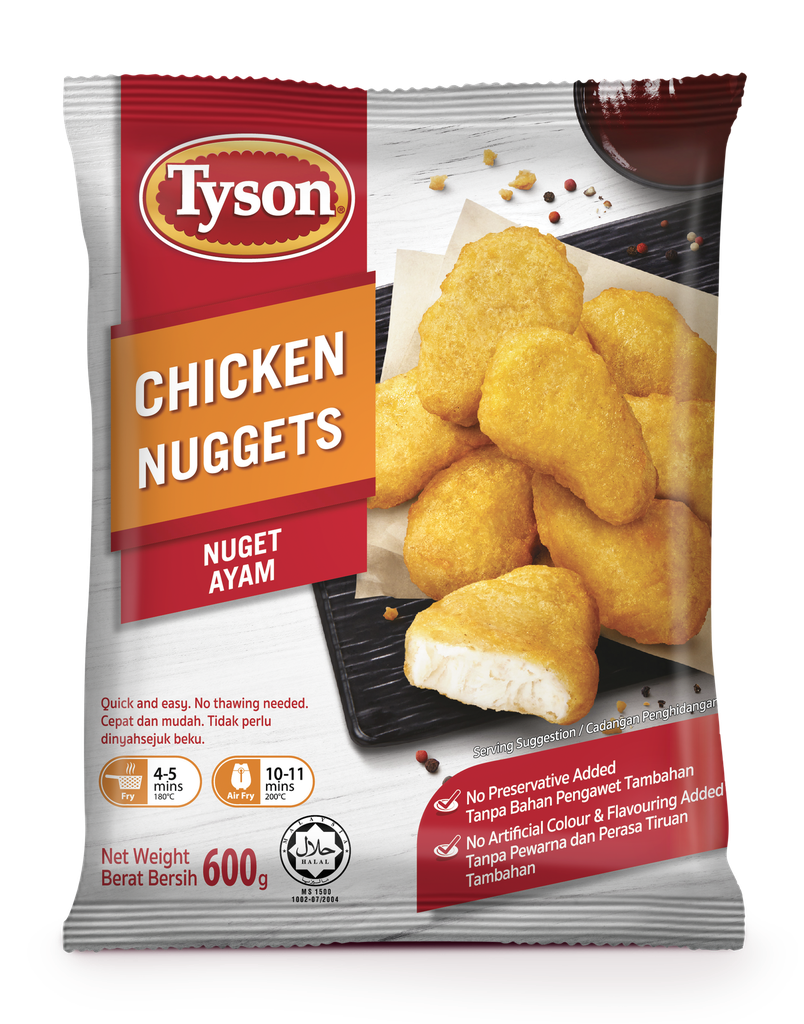Tyson Chicken 600g Nuggets
