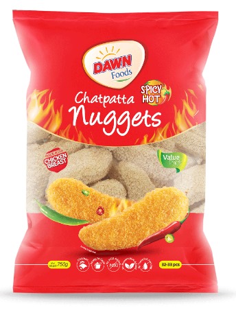 Doughstory Nuggets Chicken Chatphatta 750g 33's