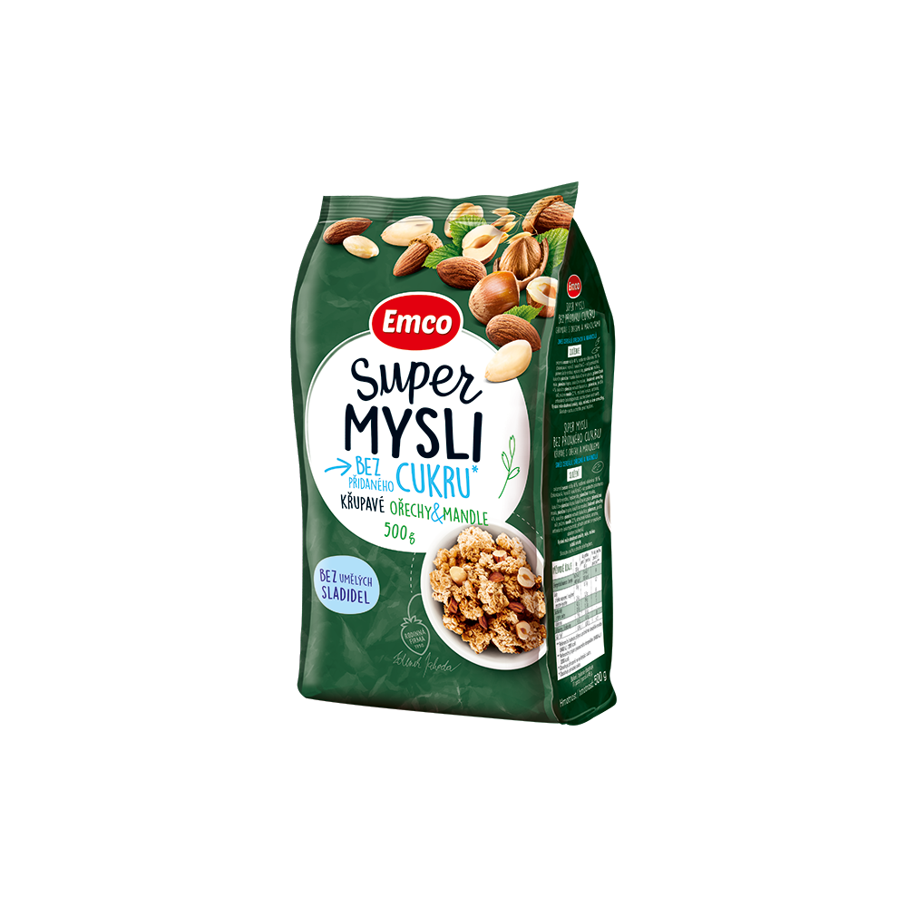 Emco Super Granola Nuts Almond NAS 500g FS
