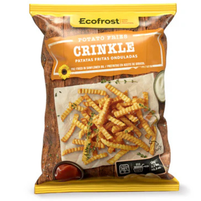 Ecofrost Potato Fries Crinkle Cut 1Kg
