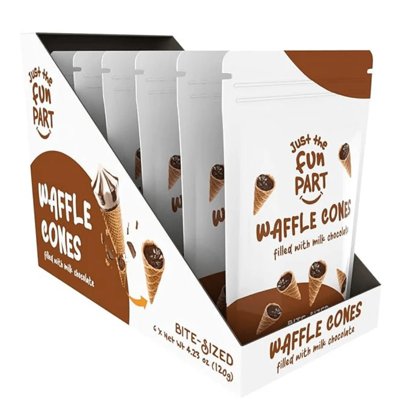 JTFP Cones 70g Milk Chocolate
