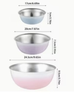 Mixing Bowl - Mix Color 3's Set