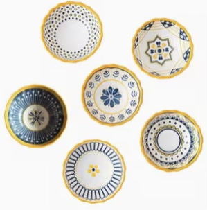 Ceramic Bowl - Yellow 6's Set