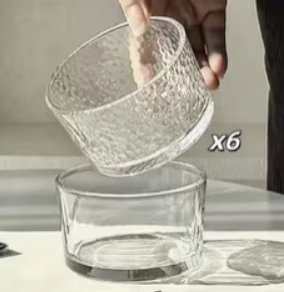 Dessert Bowl Glass 6's Set