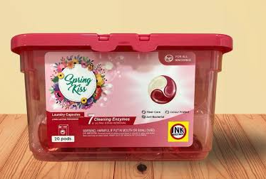 Spring Kiss Laundry Capsules Mix 20's