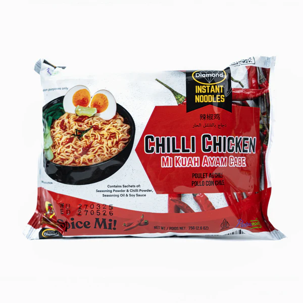 Diamond Noodles Spice 75g MI-Chili Chicken Soup