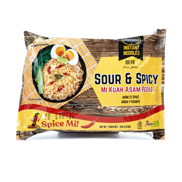 Diamond Noodles Spice 75g MI-Sour&Spicy Soup