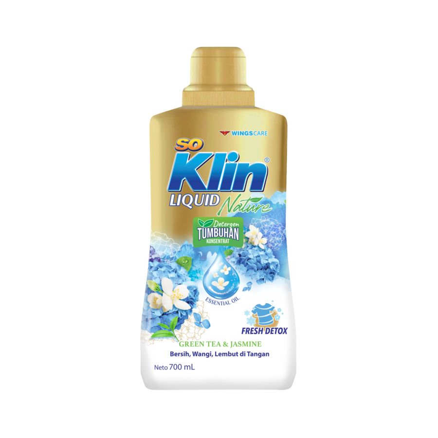 So Klin Liquid Detergent 720ml Green Tea Jasmin