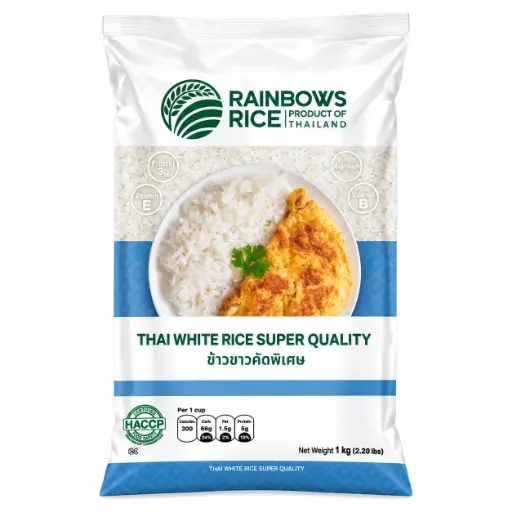 Rainbows 1Kg Thai Long Grain White Rice