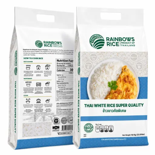 Rainbows 10Kg Thai Long Grain White Rice
