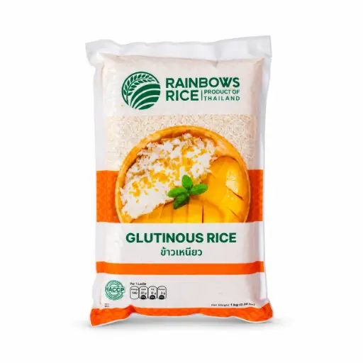 Rainbows 1Kg Thai White Glutinous Rice