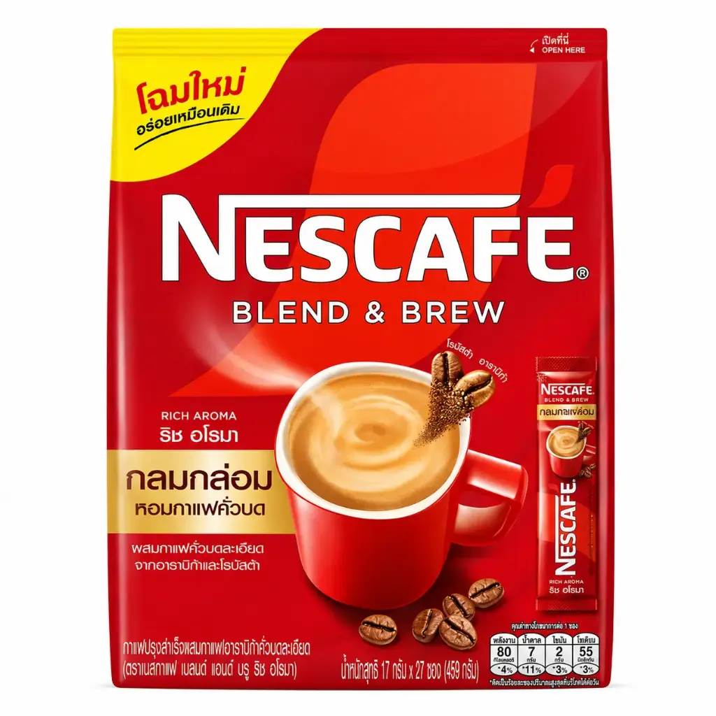 Nescafe Blend Brew Coffee Mix Sachets