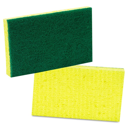 [617100] Sponge 1 side Hard Green Pcs
