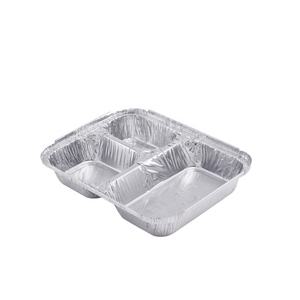 [609040] Food Parcel Aluminum Foil 3 Section