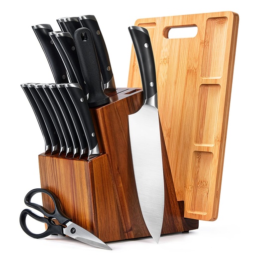 [524041] Knife Holder Set Wooden 5.12