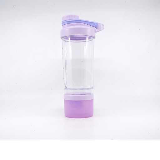 [609097] Plastic Bottle Protein Shaker purple 500ml