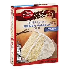 [016000207523] Betty Crocker Vanilla Cake Mix 432G