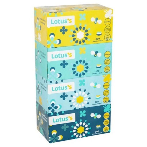 [8888399618127] Lotus Tissue Premium 100's 2Ply