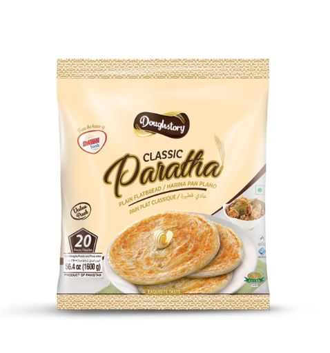 [205041] Doughstory Paratha Plain 400g 5"s