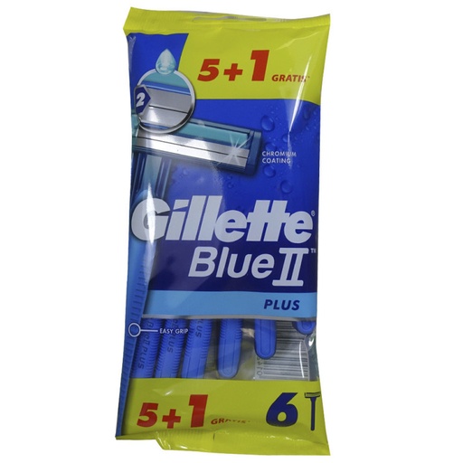 [3014260294243] Gillette Blue II Plus Razor 5+1 -