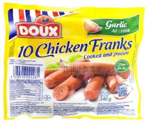 [204024] Doux Sausage Garlic 340G