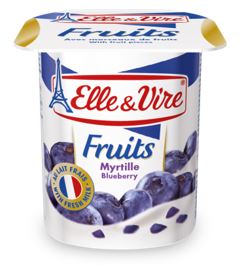 [107001] Elle Vire Yogurt Blueberry FF 125G