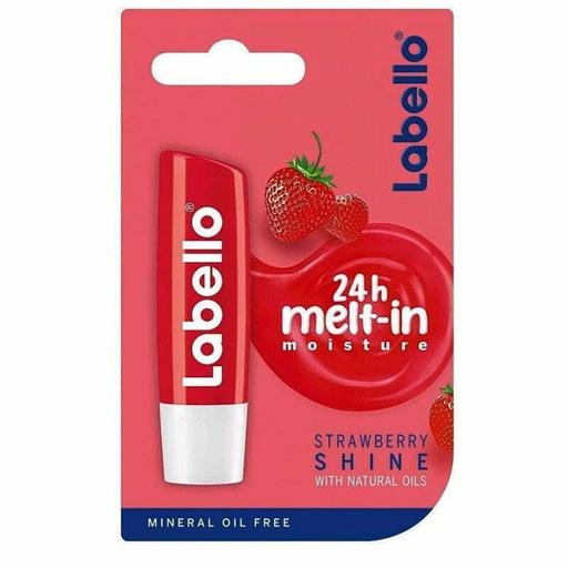 [4006000005270] Labello Lip Balm Strawberry 4.8g