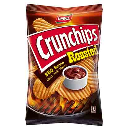 [4018077005473] Lorenz Crunchips BBQ Sauce Roasted 140g