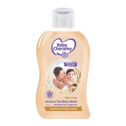 [503246] Baby Cheramy Head Toe Wash Oats 200ml
