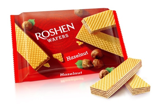 [452262] Roshen Wafers Hazelnut 144g