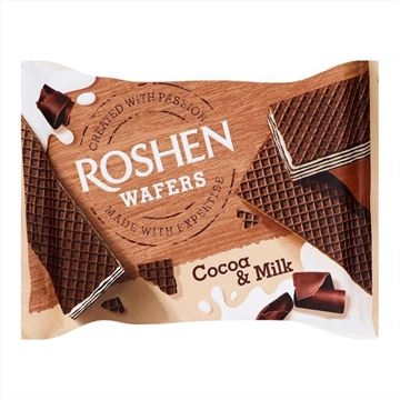[452261] Roshen Wafers Cocoa & Milk 72g