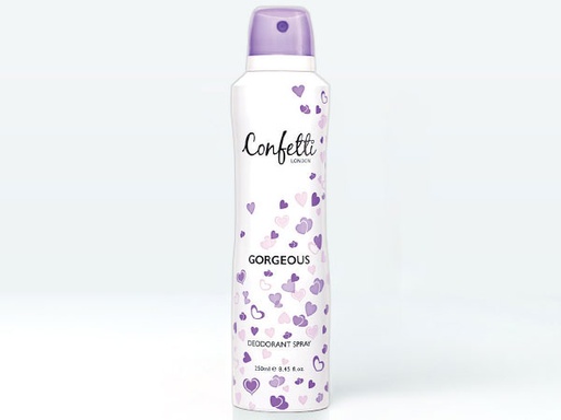 [536267] Confetti Deo Gorgeous 250ml