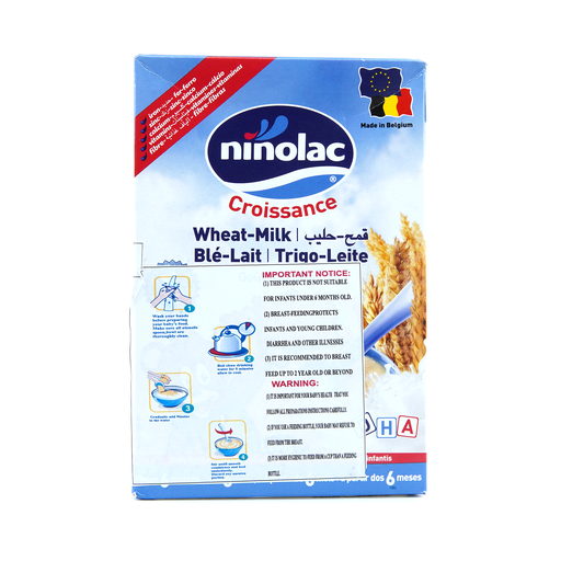 [506052] Ninolac Baby Cereal Wheat Milk 200g