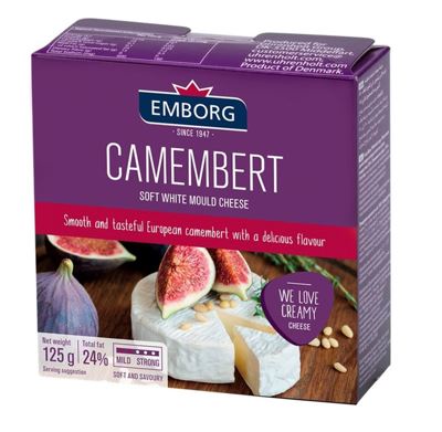 [106013] Emborg Cheese Camembert 125G