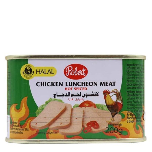 [5705250162526] Robert Chicken Luncheon Meat Hot 200g
