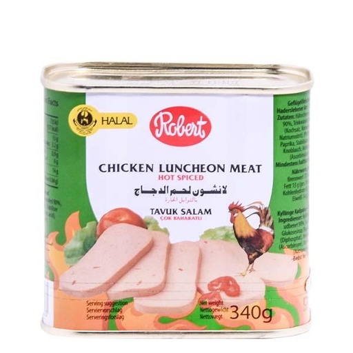 [307025] Robert Chicken Luncheon Meat Hot 340G