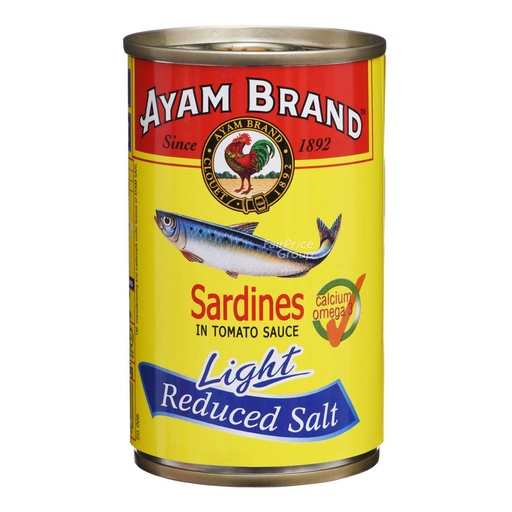 [311007] Ayam Sardines Tomato Sauce Light 155g