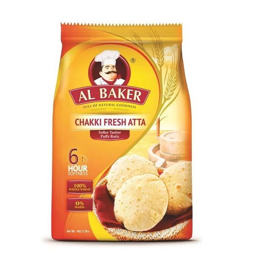 [314122] Al Baker Atta Chakki Fresh 1Kg