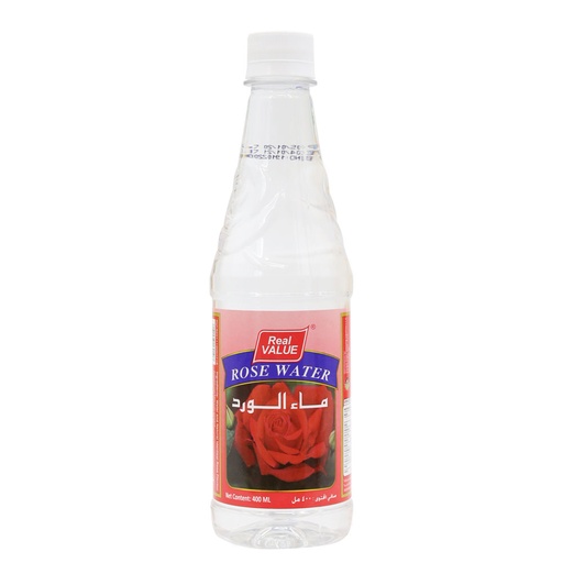 [0757349228762] Real Value Rose Water 400Ml Bot