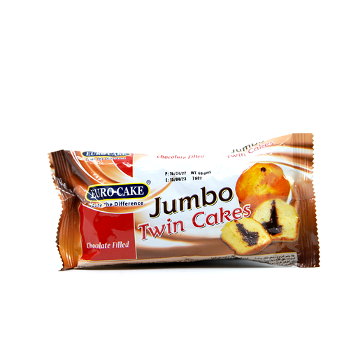 [132092] Euro Cake Twin 60g Chocolate