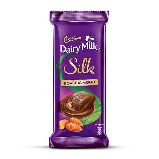 [7622201505257] Dairy Milk Silk Roasted Almond 143g
