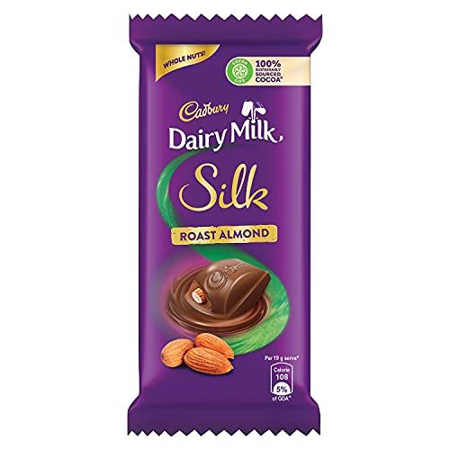 [7622201505400] Dairy Milk Roast Almond Silk 55G