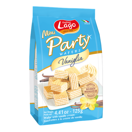 [452350] Lago Mini Party Wafer Vanilla 125g
